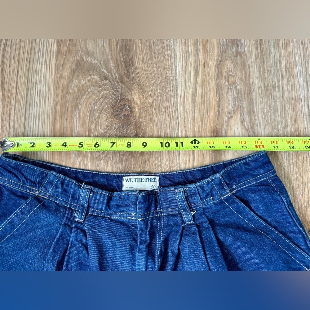 Free People Equinox Denim Trouser Ritual Blue Size 30 LNC - Picture 6 of 6